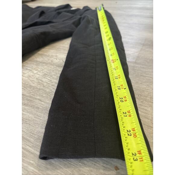 Joie Black Linen Jacket Classic Blazer Sz 6 - Picture 6 of 9